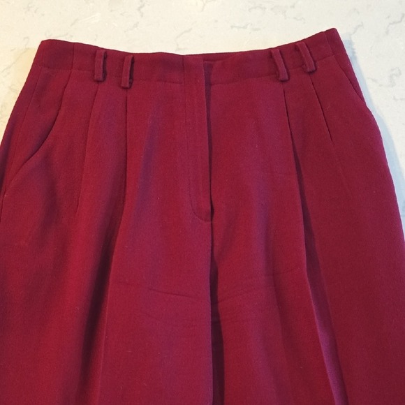 Kasper & Company ASL 100% Wool Pleated Pants – Women's Size 12 - Picture 4 of 11